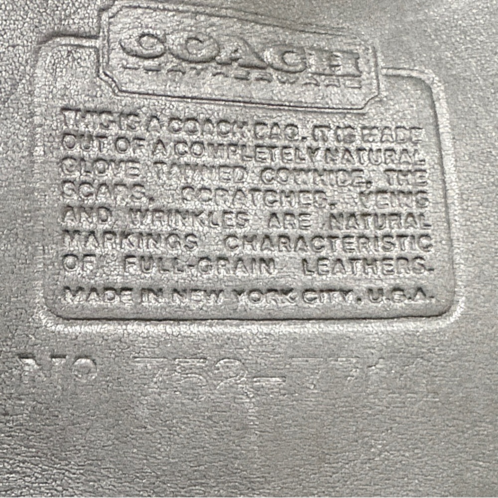 Vintage Coach Bonnie Cashin Era Slim Satchel #7711 or Briefcase - Perfect! - Picture 2 of 10